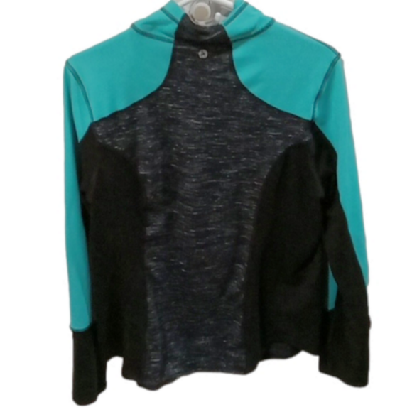 (43)   ACTIVE LIFE 96 DEGREEBY REFLEX TEAL & BLACK LONG SLEEVES SIZE LARGE - Picture 1 of 5